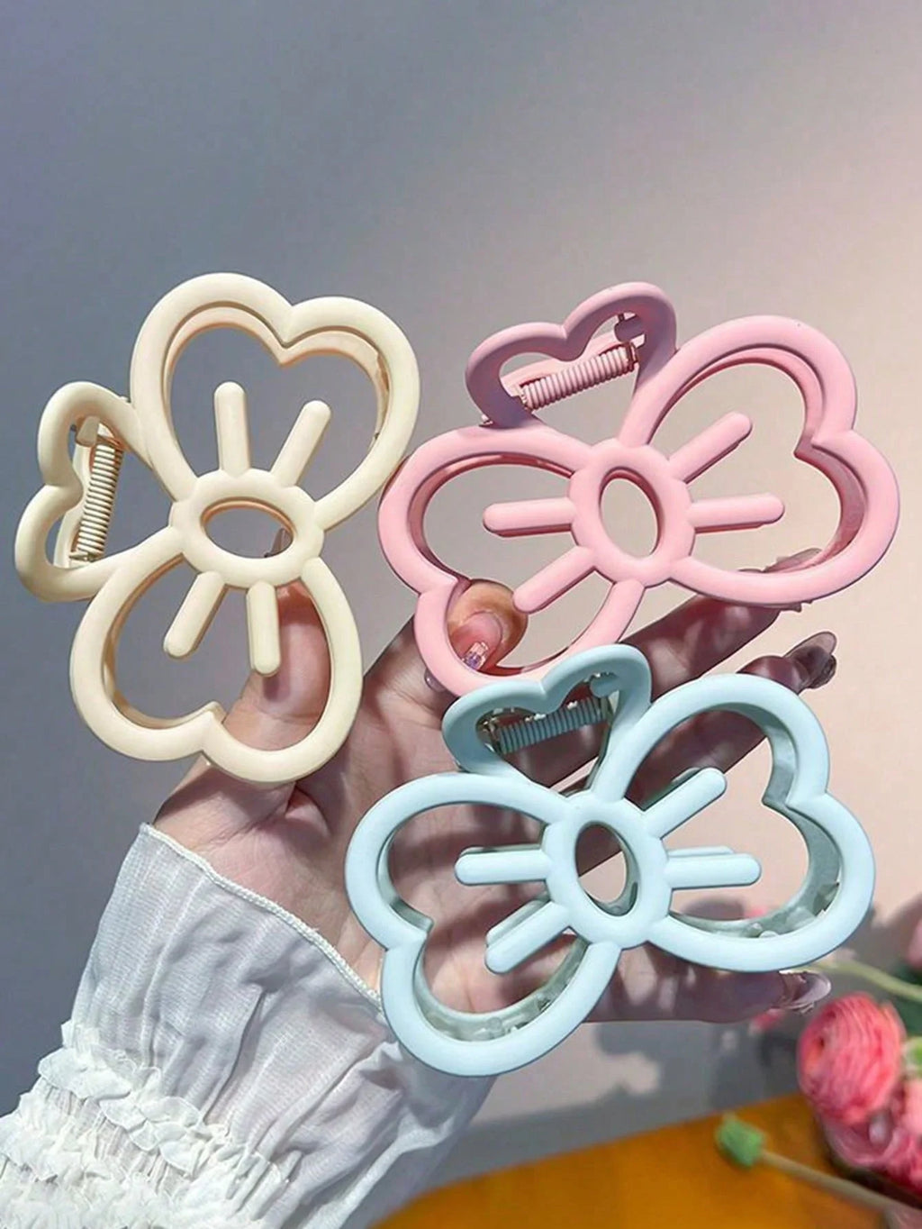 Pastel Candy Color Bow Hair Clip