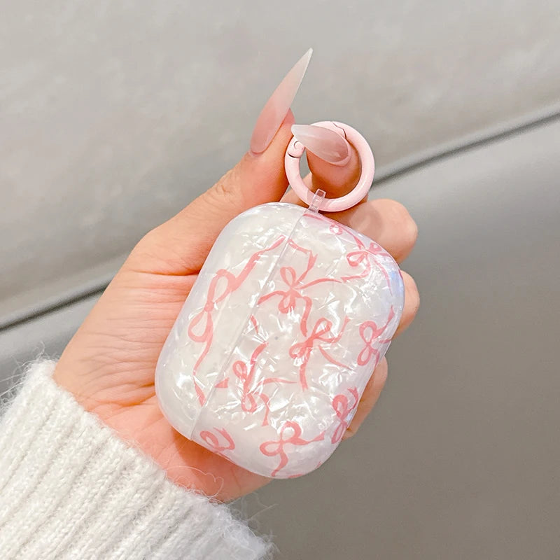 Pink Bow Airpods Case