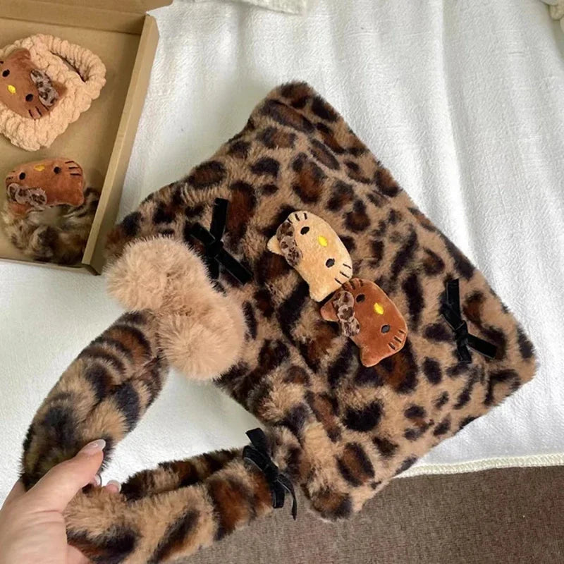 Leopard Print Y2K Bag