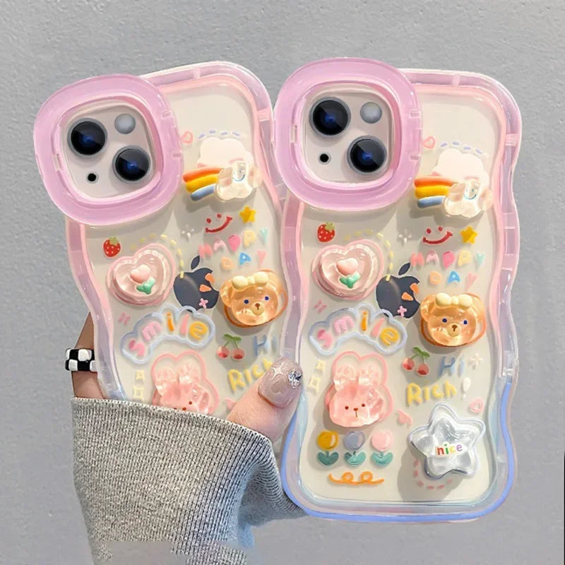 Bead Bracelet Chain Phone Holder Case