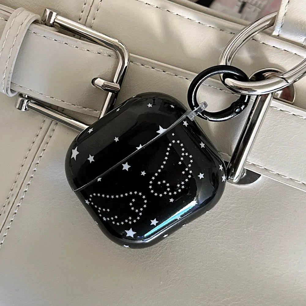 Black Angel Wings Airpods Case