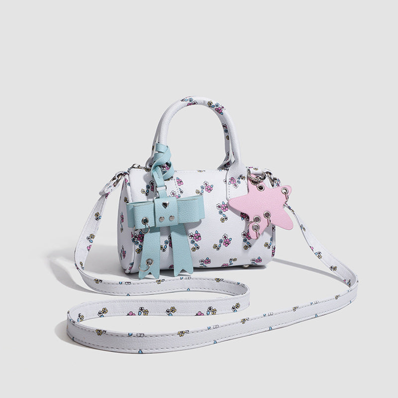 Sweet Bag With Floral Bow Accessory