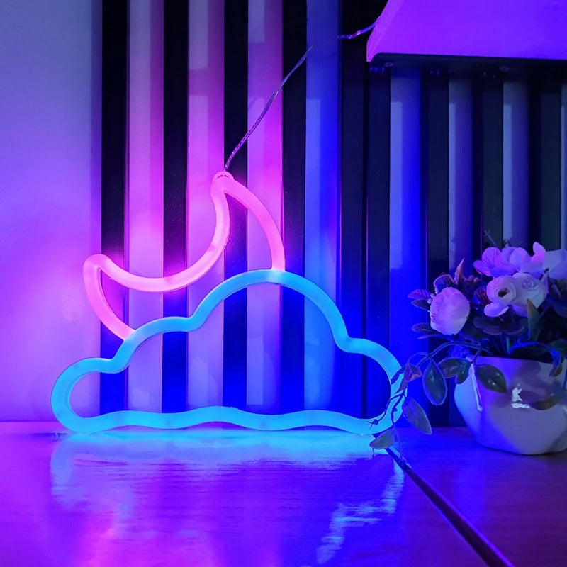 LED Butterfly Alien Planet Neon Decorative Night Light