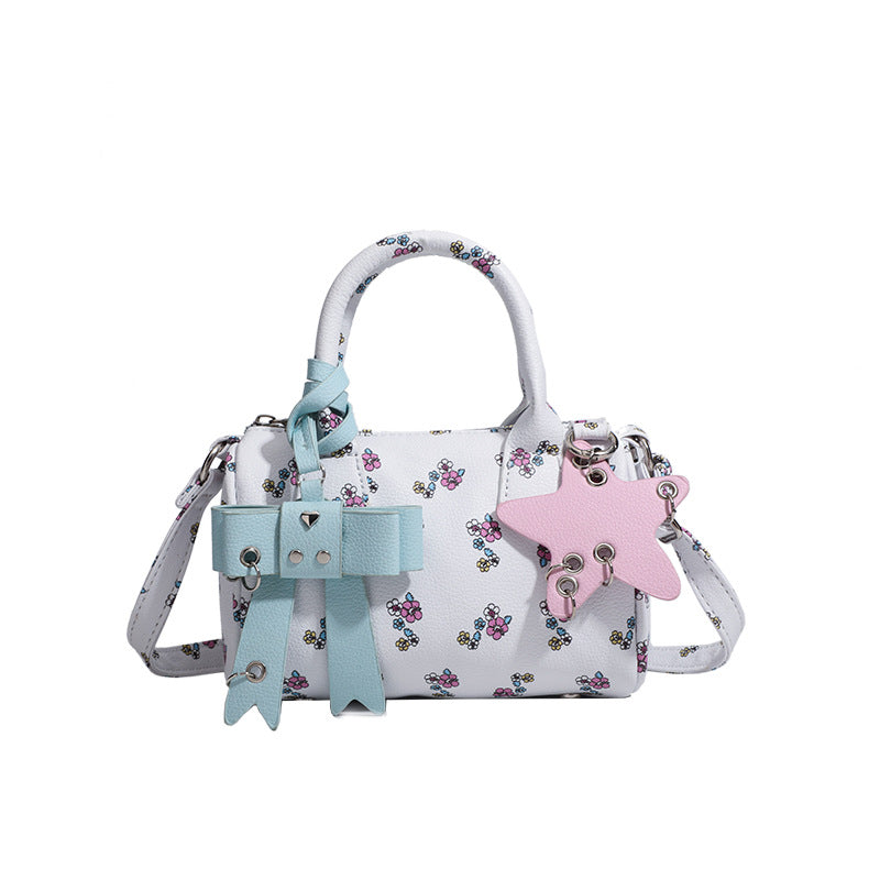 Sweet Bag With Floral Bow Accessory